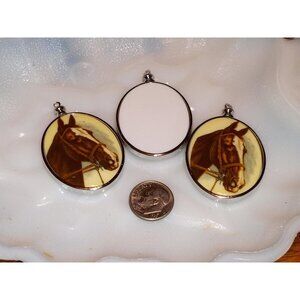 NOS Horse‎ Head Pendant